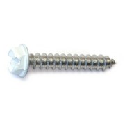 MIDWEST FASTENER Sheet Metal Screw, #8 x 1 in, Painted 18-8 Stainless Steel Hex Head Combination Drive, 20 PK 71043